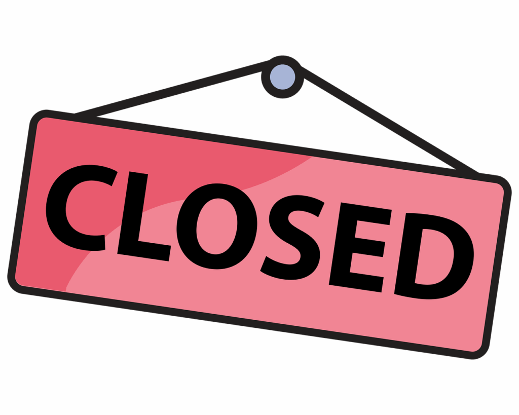 closed, close, board, door, lock down, shutdown, nature, transparent, text, red, corona, curfew, building, flower, shop, wood, sign, sales, notice, object