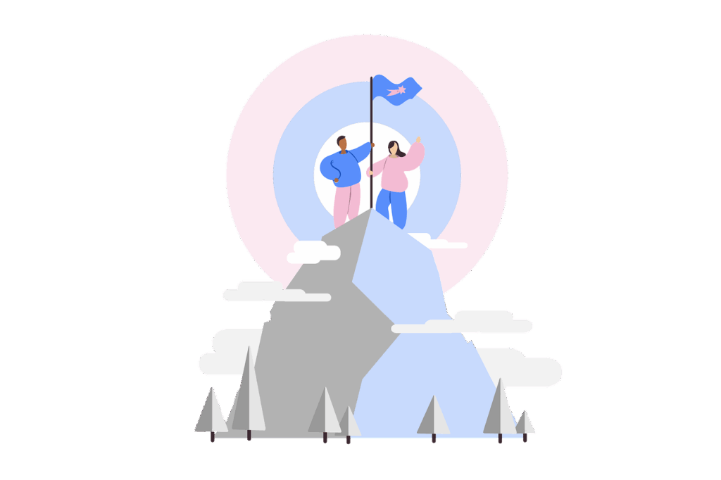 achievement, success, mountain, clouds, people, challenge, coaching, nature, dream, reach goal, improvement, skills, career, leadership, motivation, inspiration, strategy, business, concept, cut out