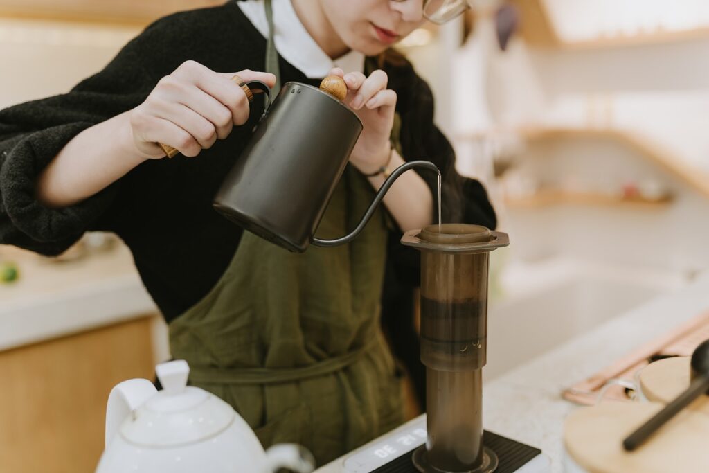 barista, coffee, preparation, pouring, brewed, caffeine, drink, beverage, espresso, work, girl, woman, coffee shop, cafe, restaurant, barista, barista, coffee shop, coffee shop, coffee shop, coffee shop, coffee shop, cafe, cafe, restaurant
