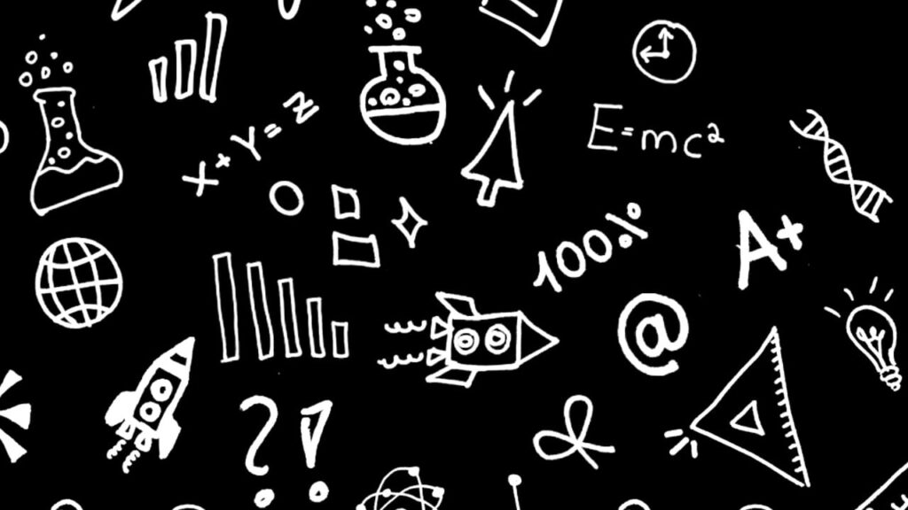 back to school, education, learning, doodle, blackboard, ruler, measure, measurement, geometry, e mc2, physics, albert einstein, equation, genius, science, energy, function, wallpaper, pattern, background, seamless, seamless pattern, design, scrapbooking, satisfaction