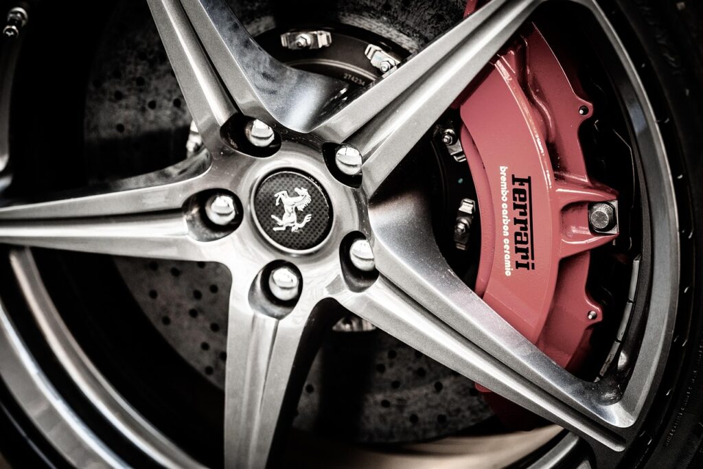 ferrari, car, wheel, brake, vehicle, car wallpapers, automobile, caliper