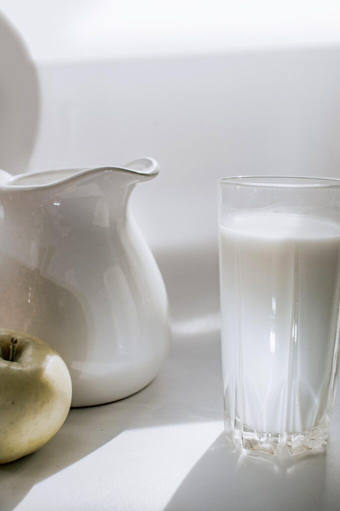 milk, apple, glass of milk, jug, calcium, dairy, milk, milk, milk, milk, milk