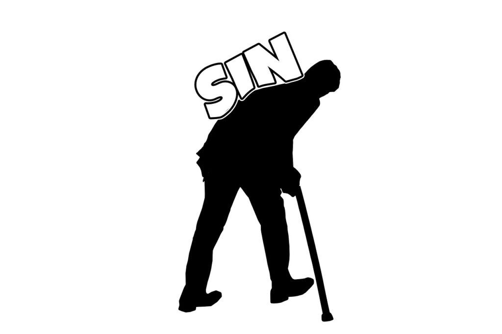 sin, the back, shoulders, load, legacy, faith, past, debt, believe, bible, conscience, hope, sin, sin, sin, sin, sin