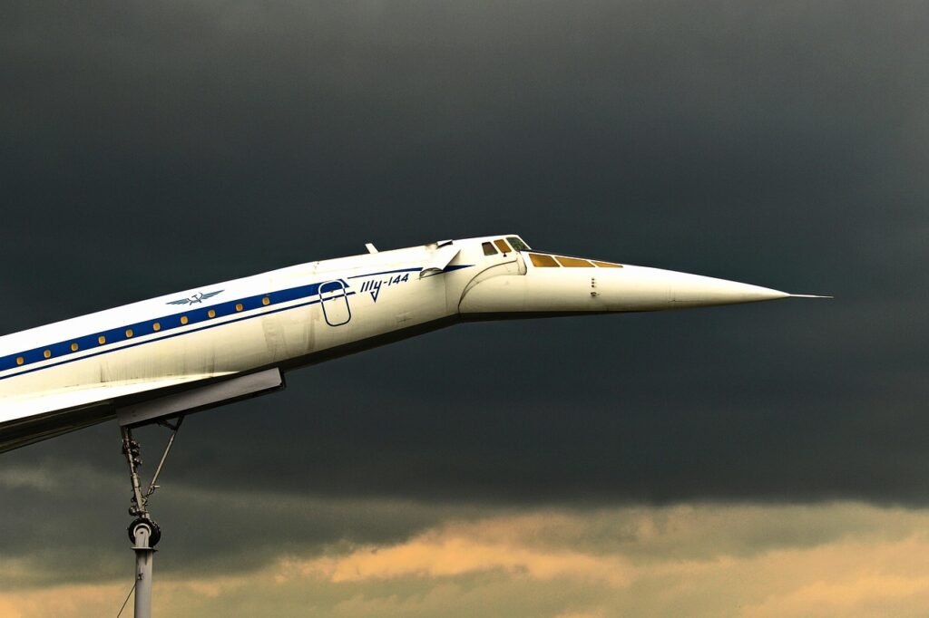 airplane, tupolev tu-144, supersonic airliner, supersonic passenger airliner, russian concorde, soviet union, supersonic jet, sinsheim, aviation