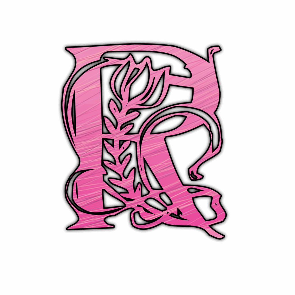alphabet, letter, r, capital letter, capital r, typography, calligraphy, flourish, design, cut out