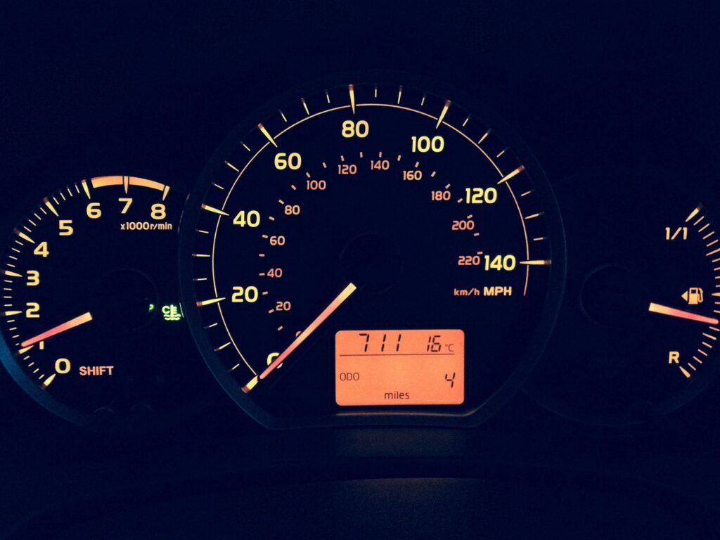 car, miles, low mileage, new car, dashboard, speedometer, speed, odometer, fuel, car wallpapers, rev counter, revs, 0-60, 0 mph, blue car