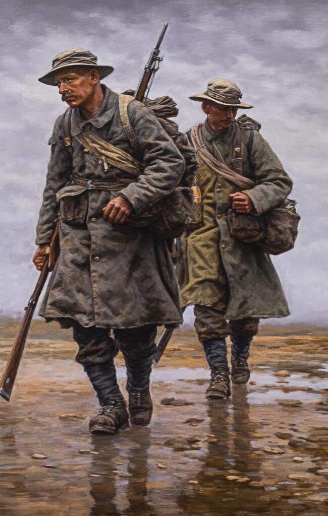 retro soldiers, soldiers, soldiers walking, two soldiers, walking soldiers, war, world, world war ii, world war soldiers, world war 1, world war 2, ai generated, war, world war ii, world war 1, world war 1, world war 2, world war 2, world war 2, world war 2, world war 2