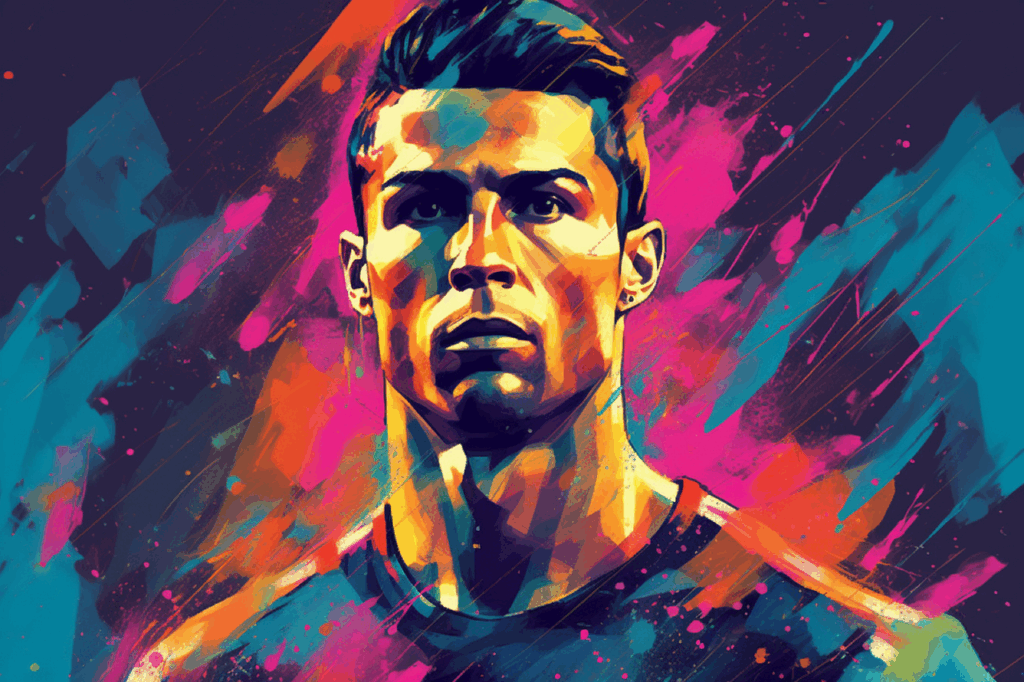 cristiano ronaldo, ronaldo, football, sport, art, background, athlete, king sport, world cup