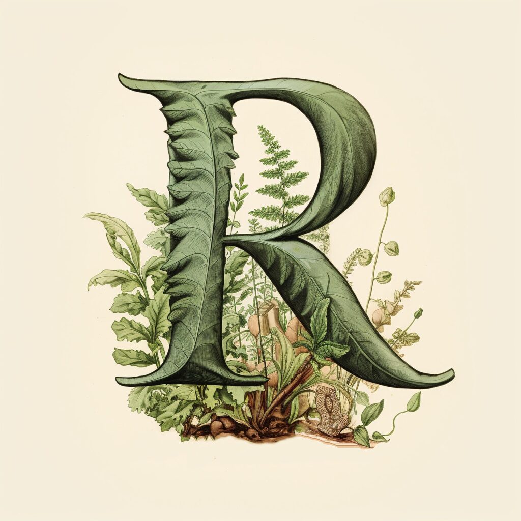 ai generated, letter r, fern, design, art, symbol, decoration, old, sign, grunge, cartoon, style, drawing, antique, element, floral, silhouette, icon, retro, card, ornament, initial r, vintage, letter r, letter r, letter r, letter r, letter r