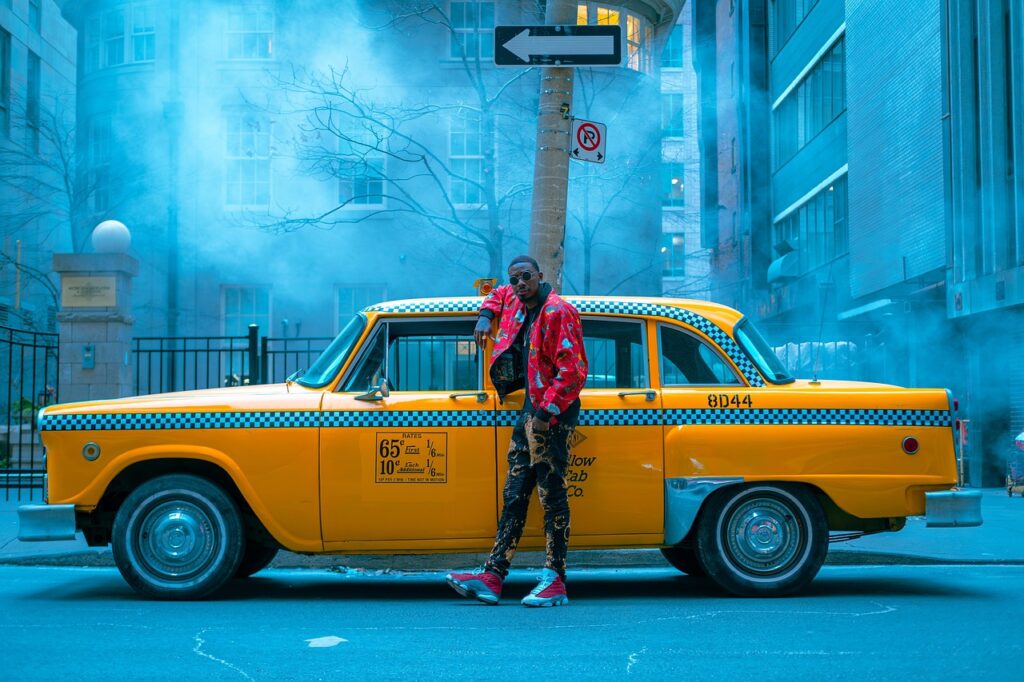 man, car wallpapers, car, fashion, model, portrait, person, guy, human, body, adult, attractive, style, lifestyle, glasses, red jacket, jacket, vehicle, vintage, automobile, classic, automotive