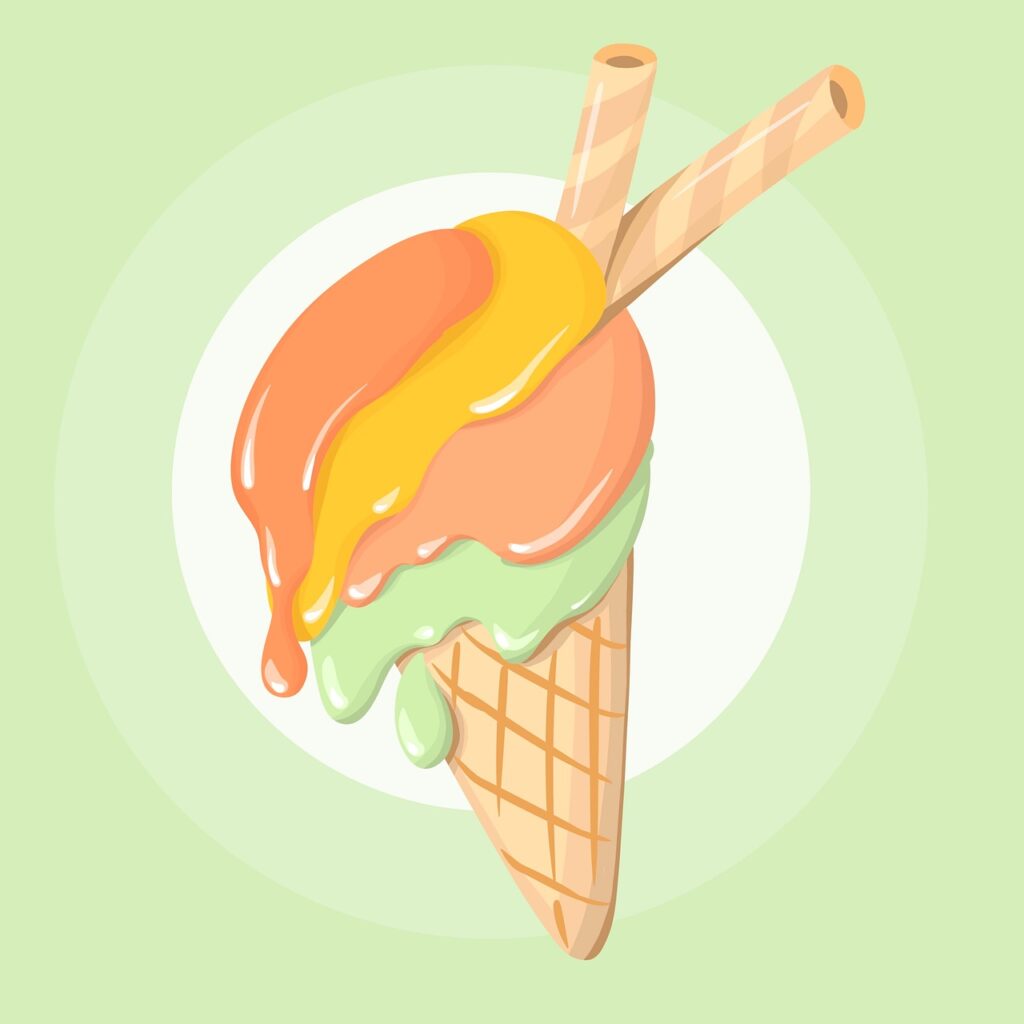 ice cream, dessert, sweet, delicious, food, snack