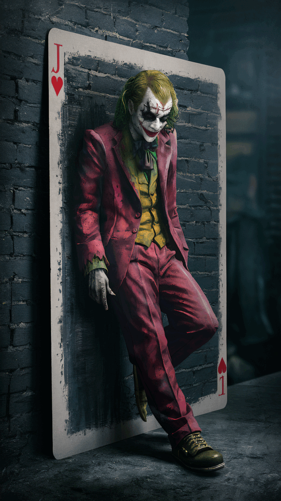 ai generated, joker, batman, horror, card, scary, movie, character, dark, joker, joker, joker, joker, joker