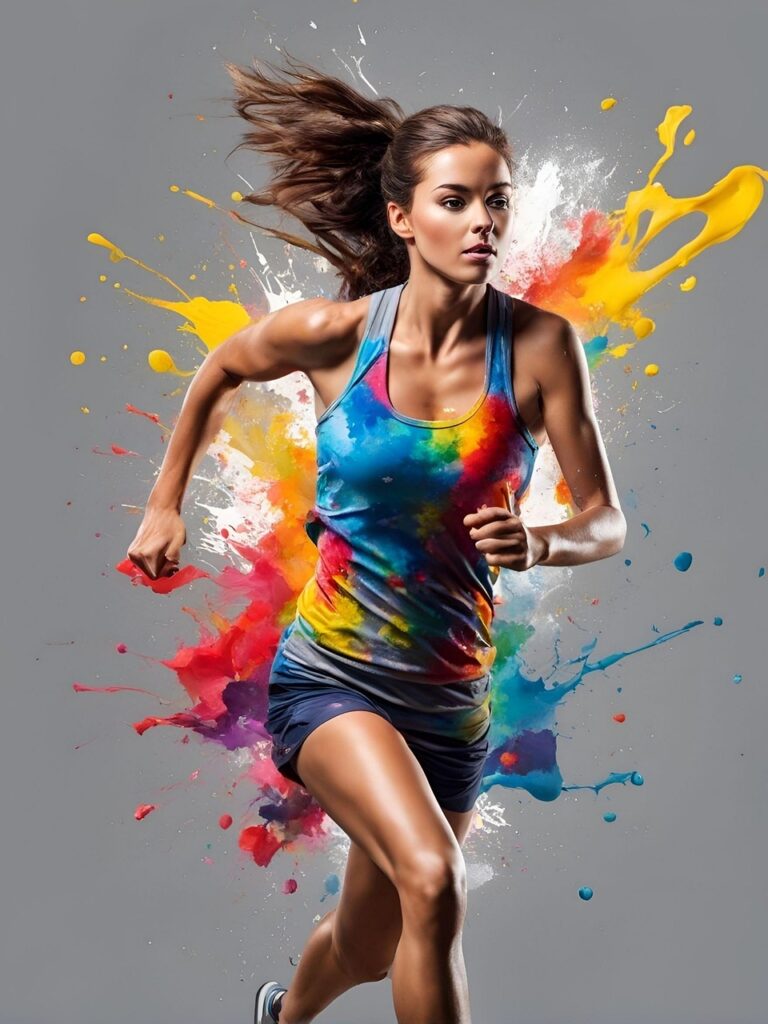 ai generated, woman, athlete, active, run, runner, movement, sport, athlete, runner, sport, sport, sport, sport, sport