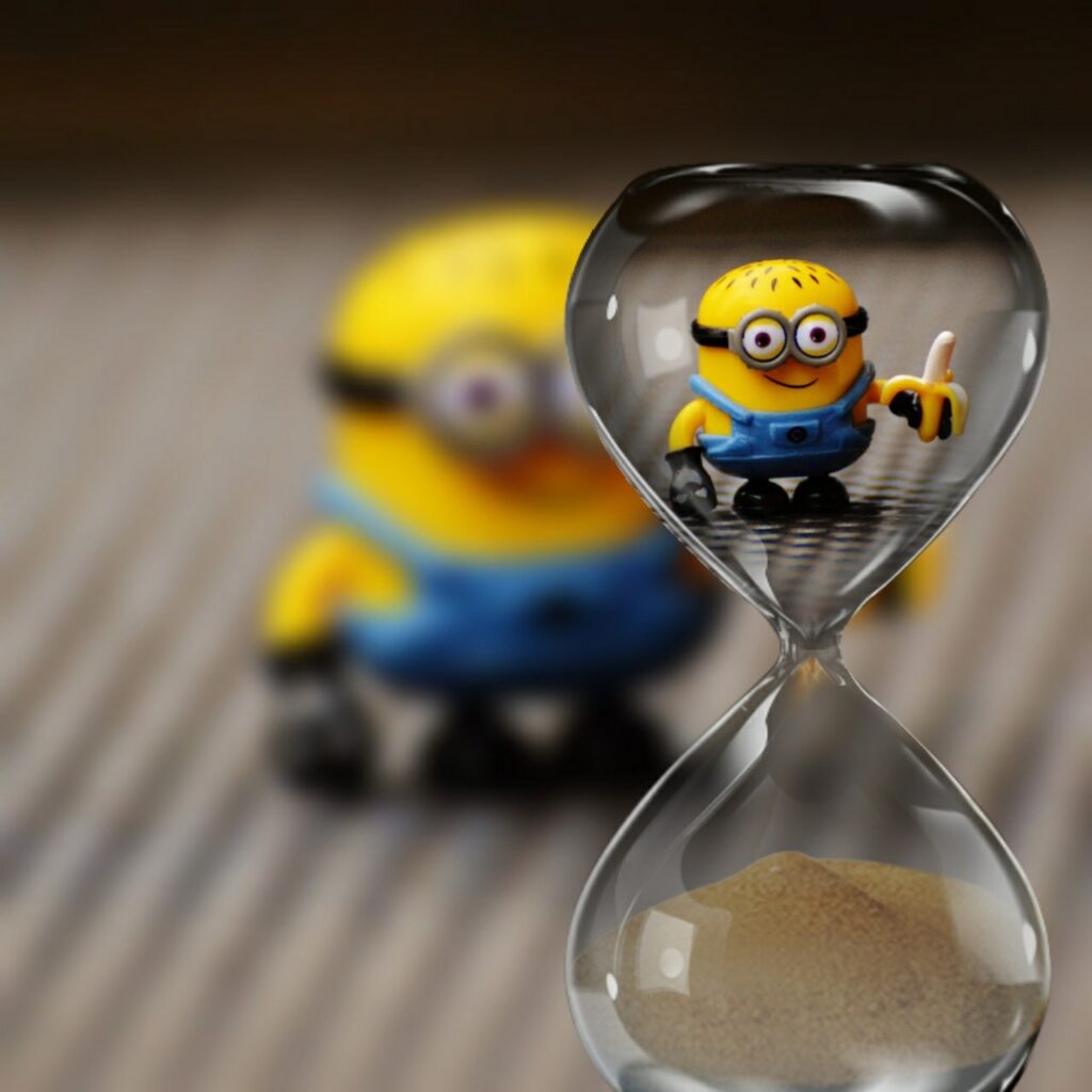 minion, fun, toy, children, hourglass, cute, yellow, minion, minion, minion, minion, minion