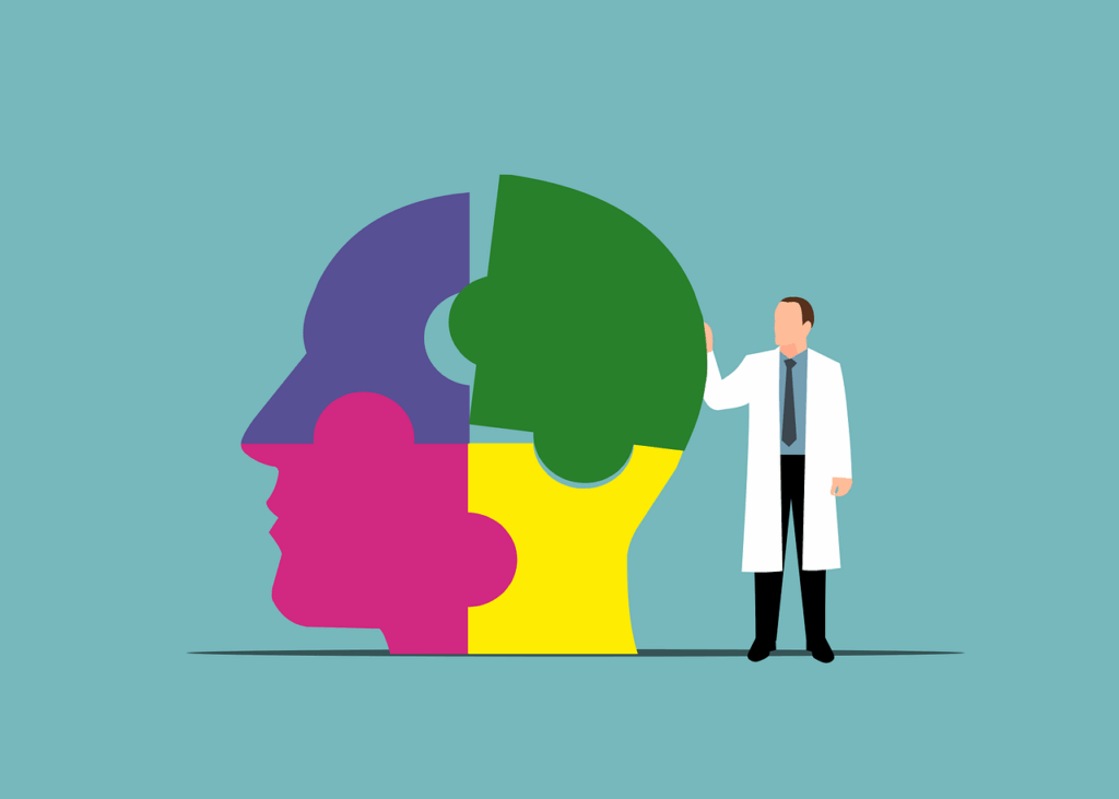 brain, puzzle, logo, support, assistant, solution, mind, education, head, innovation, knowledge, creativity, psychology, intelligence, think, idea, memory, health, human, alzheimer, mental, problem, solve, disease, cartoon