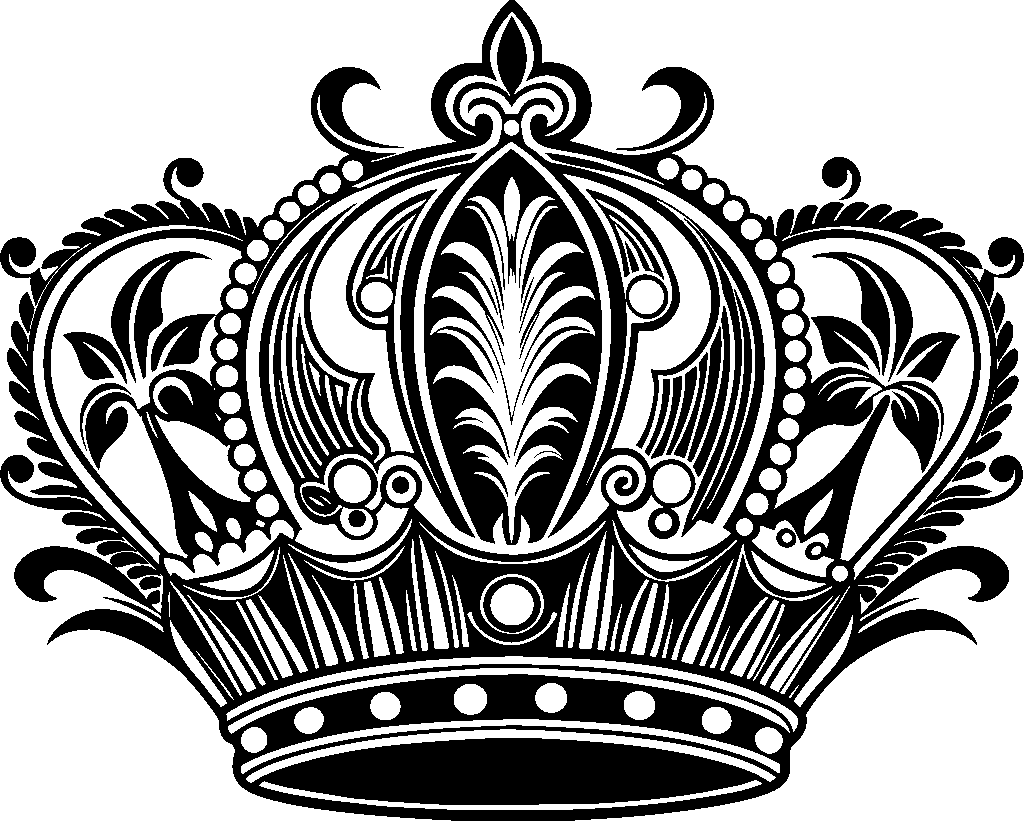 ai generated, crown, king, royalty, monarch, line art, decorative, decoration, ornamental