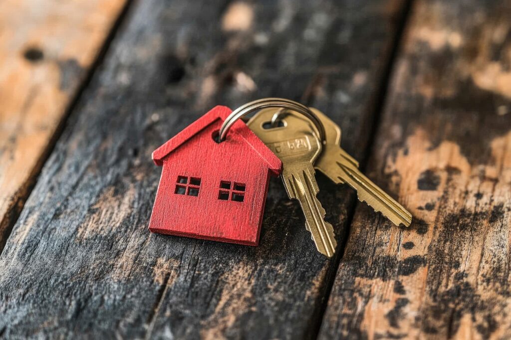 ai generated, home, ownership, house, keychain, keys, real estate, property, security, investment
