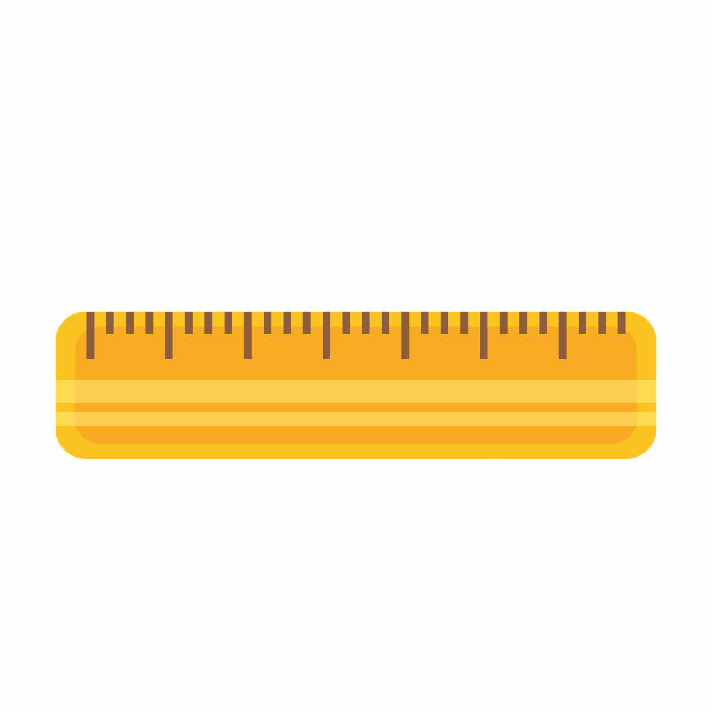 ruler, measure, tool, measuring, standard, measurement, cartoon