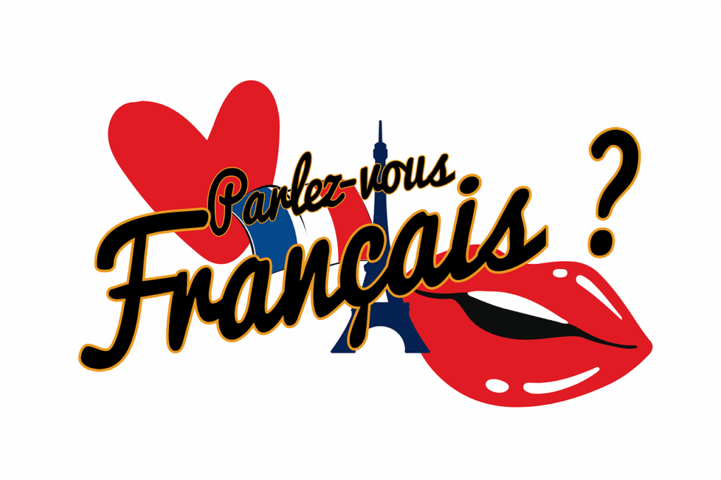 text, phrase, french, language, eiffel tower, flag, kiss, heart, romance, paris, culture, vocabulary, grammar, literature