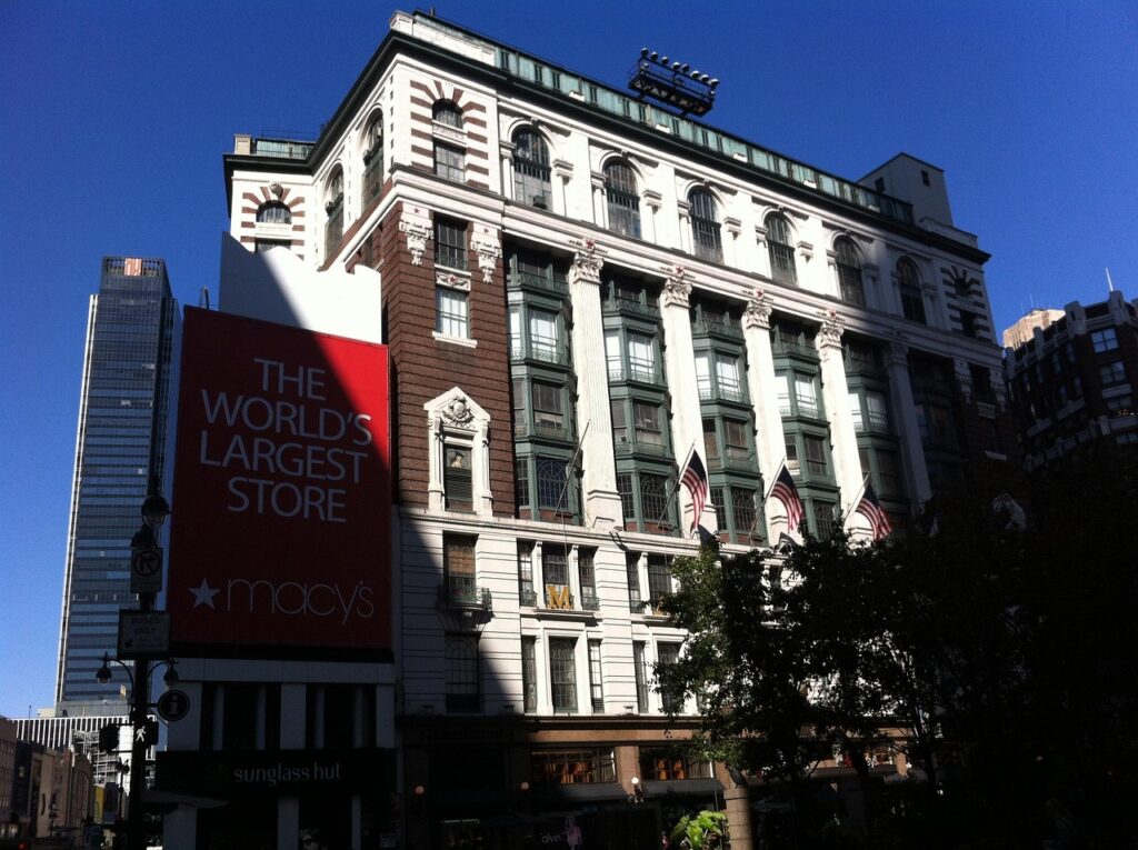 macy's new york, shopping, shopping center, department stores, purchasing, america, new york, department store, architecture, building, facade, shopping mall, department store, department store, department store, department store, department store