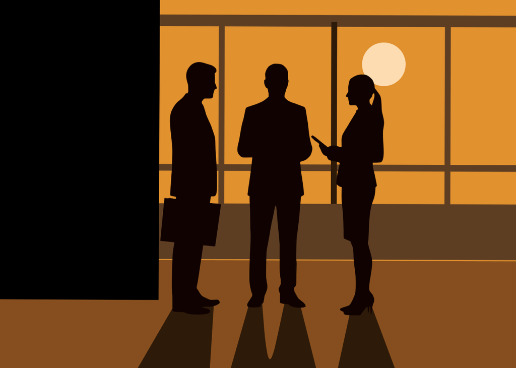 business, meeting, discussion, corporate, professional, collaboration, teamwork, negotiation, executive, silhouette, finance, office, conference, communication, strategy, partnership, deal, conversation, agreement, management