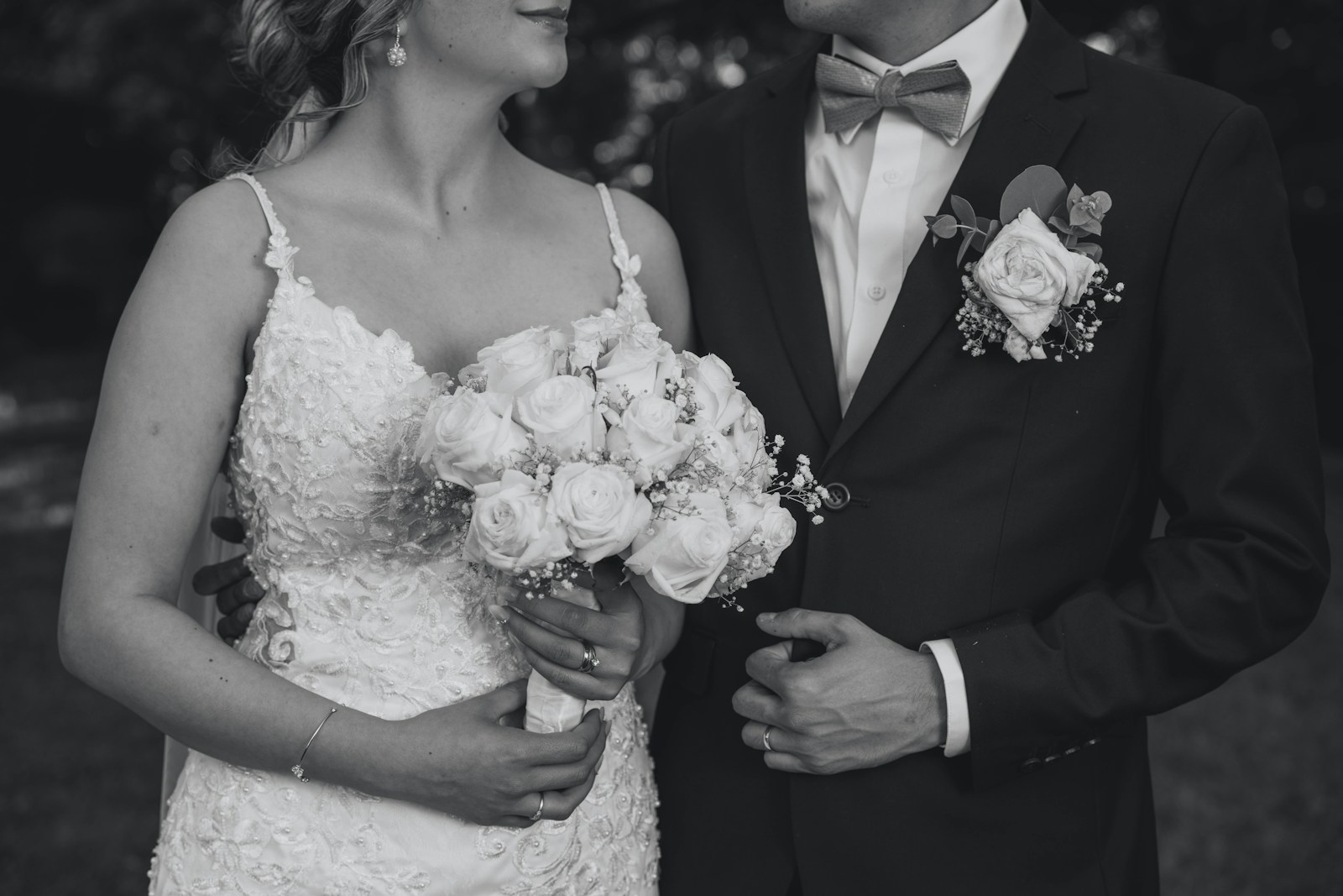 a man and a woman standing next to each other