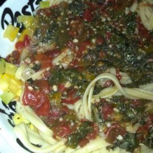 Fresh Tomato & Greens Pasta