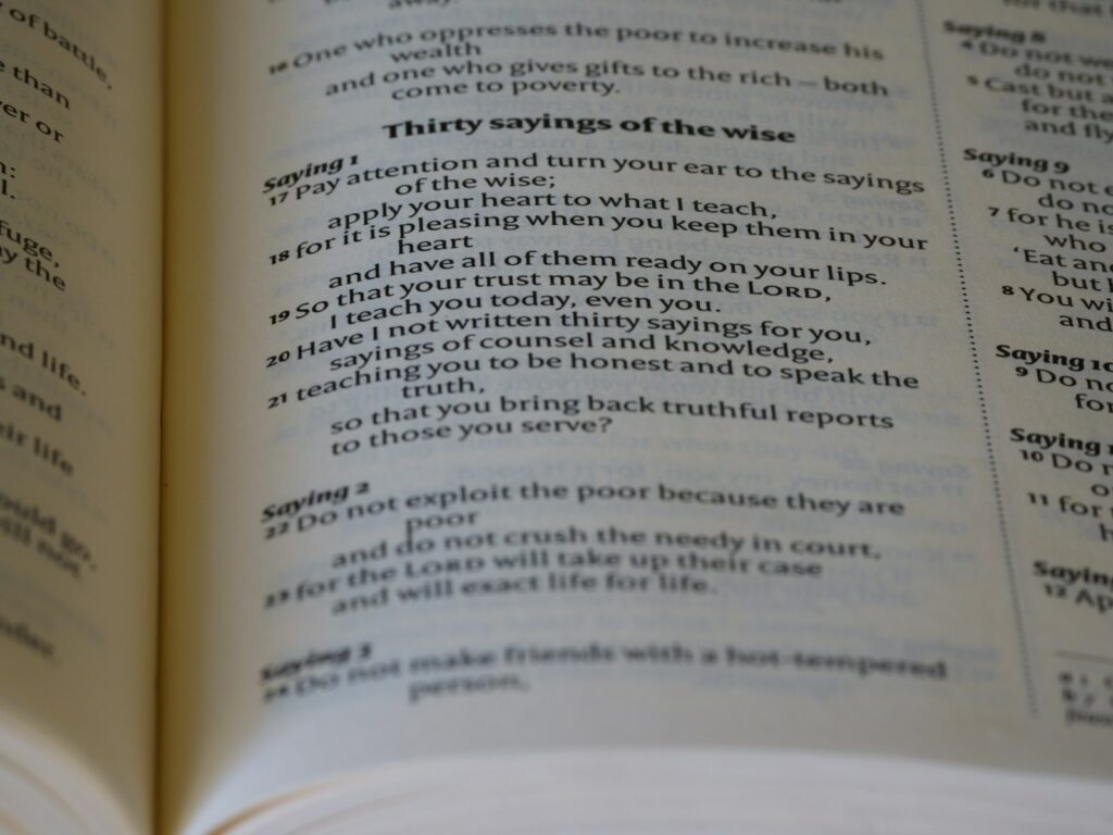 a close up of a book