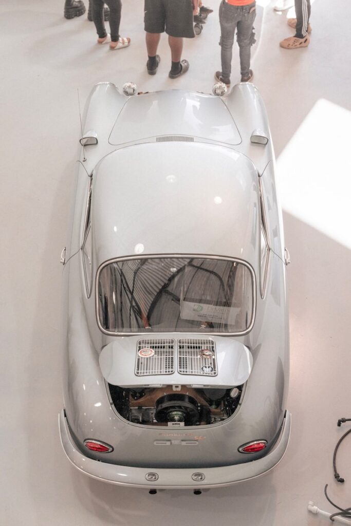 the front of a car