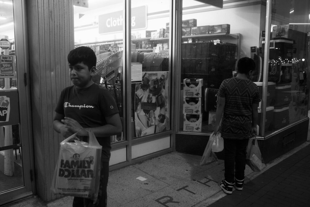 a person holding a bag