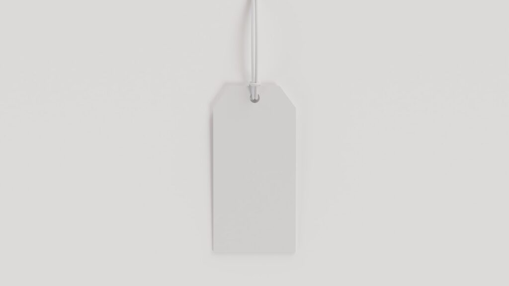 a white lamp shade